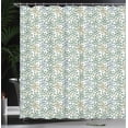 thumbnail image 4 of Ambesonne Floral Shower Curtain, Leaves with Pointy Edges, 69"Wx84"L, Multicolor, 4 of 5