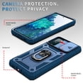 thumbnail image 2 of ShellTech Case for Galaxy S20 FE, Shockproof Impact Resistant with Slide Lens Protective Cover Case for Samsung Galaxy S20 FE/S20 FE 5G,Blue, 2 of 11