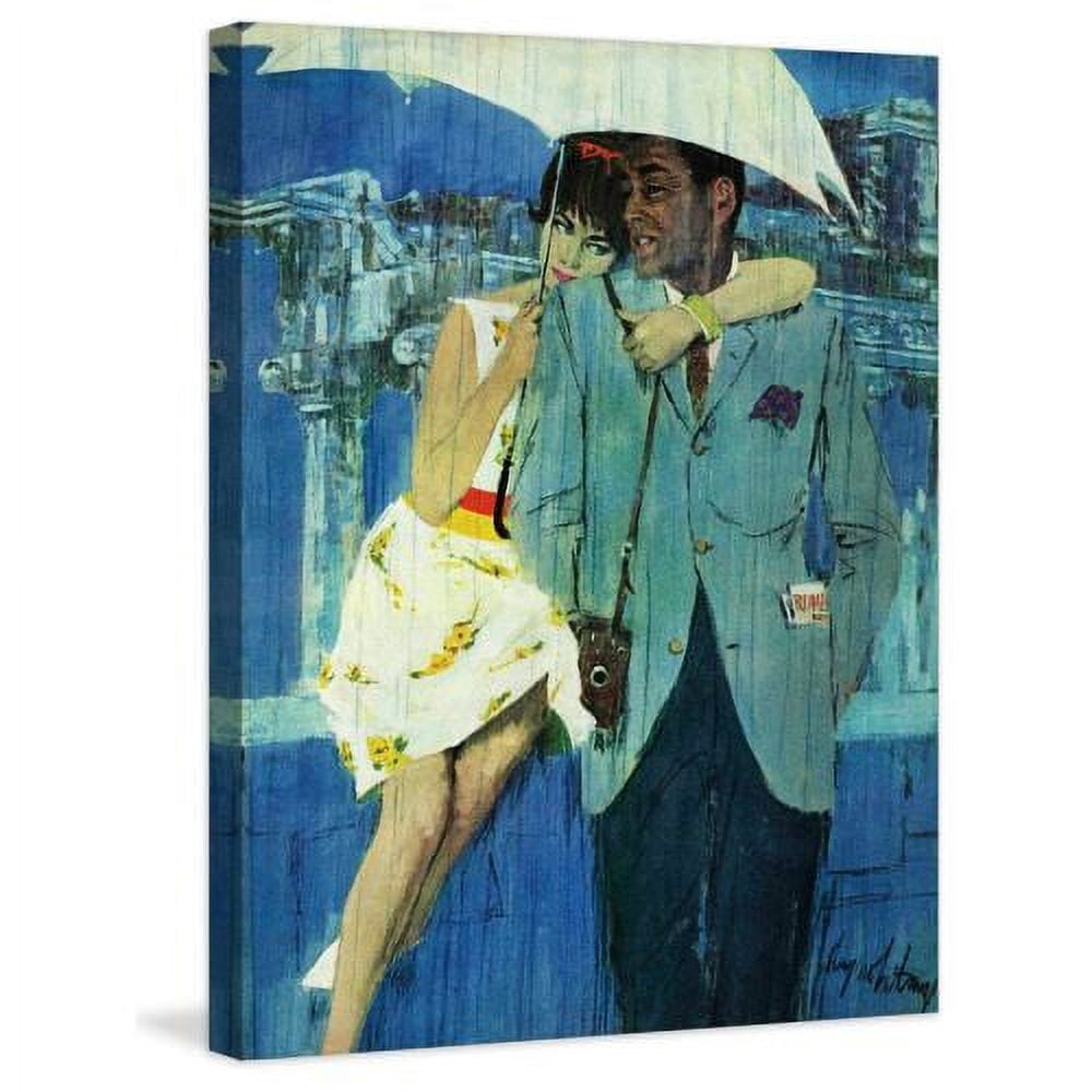 "Love Comes to Miss Lucas" Painting Print on Canvas