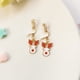 thumbnail image 3 of Pendientes sencillos y bonitos de estilo navideño sin agujeros para las orejas, estilo fresco, para estudiantes y niños, estilo corto, con clip para las orejas, 3 of 6