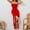 Red, variant on Hvot&aat Women's Strapless Bodycon Tube Dress Sexy Off Shoulder Mesh Ruffle Irregular Backless Sexy Party Club Dresses