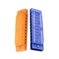 thumbnail image 4 of RENACLIPY Harmonica 2Pack Blue and Orange for Kids, 4 of 8