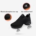 thumbnail image 5 of CERYTHRINA Women’s Jazz Shoes Lace up Zumba Platform Lightweight Split&nbsp;Sole&nbsp;Dance&nbsp;Sneakers Black 35, 5 of 8