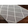 thumbnail image 3 of Hauteloom Amani Living Room, Bedroom Machine Washable Area Rug - Bohemian Modern Farmhouse - Moroccan Trellis - Gray, White - 7'10" x 10'1", 3 of 10