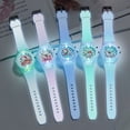thumbnail image 4 of Nuevo reloj de dibujos animados de hello kitty, relojes de cuarzo luminosos de silicona para niños, bonitos relojes de pulsera para niñas, 4 of 4