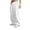 White, variant on Smsaxvxz Sweatpants for Men Lightweight Elastic Waist Drawstring Jogger Pants Casual Loose Straight Leg Trousers with Pockets White XL