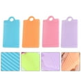 thumbnail image 1 of UPGRATOR 4Pcs Hand Held Washing Board for Lightweight Clothes Small Size, 1 of 8
