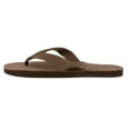 thumbnail image 3 of Rainbow Sandals Women's Shoes Bottom Soles Single Layer Flip-Flops, Medium Dark Brown, 6.5-7, 3 of 5
