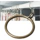 thumbnail image 4 of Paquete de 30 anillos de cortina negros de 38 mm con ojales para barra de cortina, ventana, cortinas de ducha (bronce), 4 of 5
