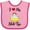 Pink and Fuchsia, variant on Inktastic I Love My Shih Tzu Dog Gifts Boys or Girls Baby Bib