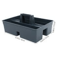thumbnail image 2 of OFFIGAM Plastic Cleaning Supplies Basket with Handle, Dark Color Storage Organizer for Easy Carry and Cleaning Tasks, 2 of 6