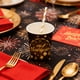 thumbnail image 5 of Decoración del hogar, vajilla desechable para fiesta de Año Nuevo en negro y dorado, platos de papel de 18 y 23 cm, vasos de papel y pañuelos, juego de platos de papel para fiestas, vajilla desechable, 5 of 6
