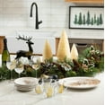 thumbnail image 3 of 6'L Sullivans Gold Holly And Pine Garland, Green Christmas Garland, 3 of 4