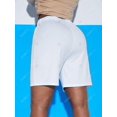 thumbnail image 4 of Pantalones cortos de bermudas de estilo de marinero con botones Rosegal Pantalones cortos de talla grande, 4 of 5