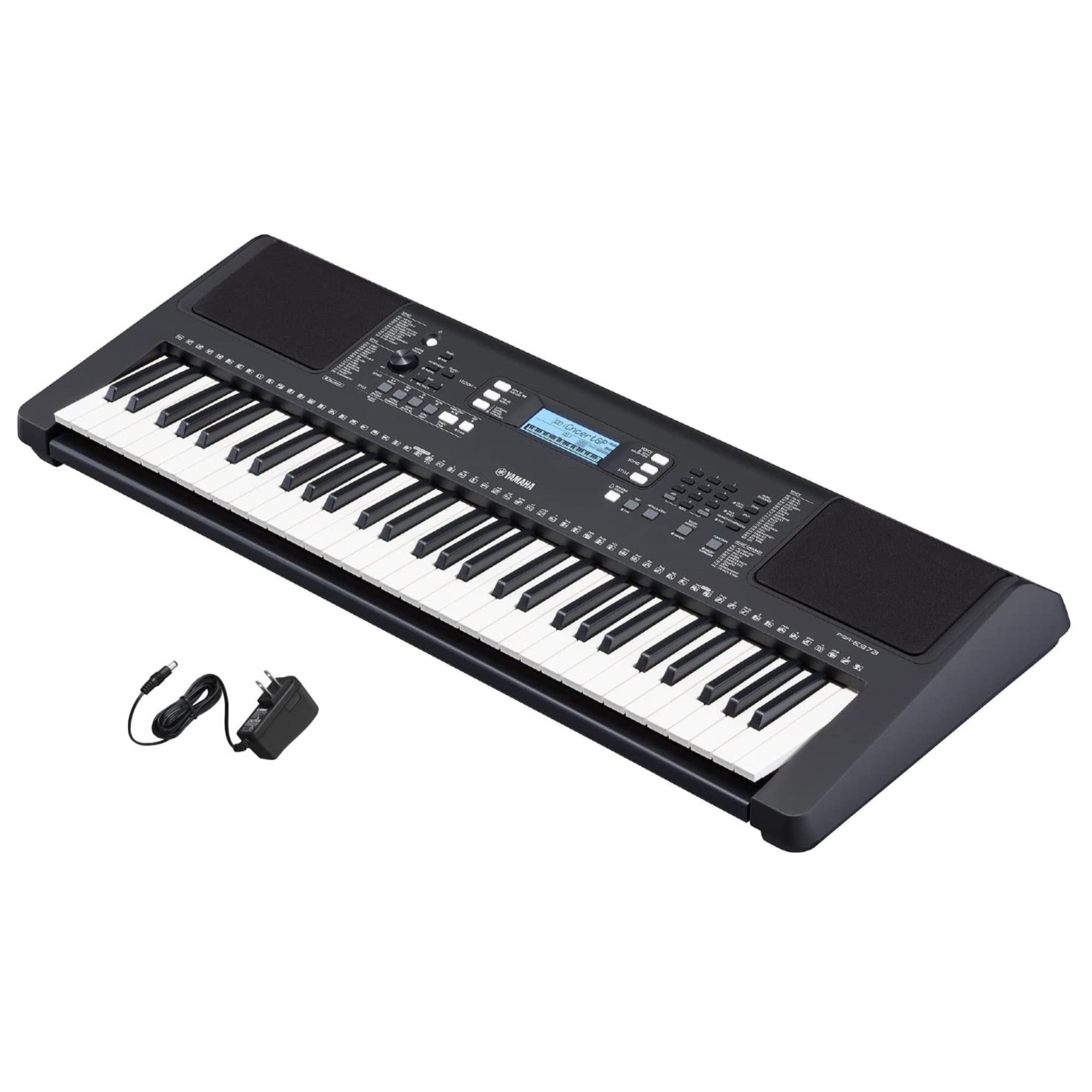 Yamaha 61-Key Portable Keyboard with PA130 AC Adapter, Black 