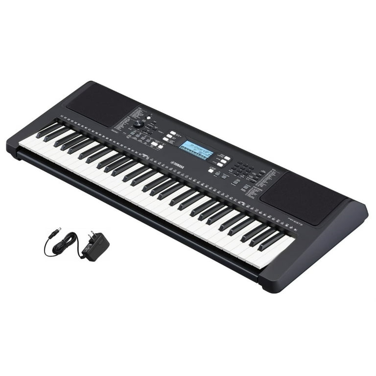 Yamaha PSRE373AD 61-Key Electric Piano Portable Keyboard with
