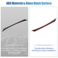 thumbnail image 5 of for Honda Civic 11th 2022 Rear Tailgate Lid Cover Upper Trim Door Trunk Strips Protector Frame Exterior Decoration Black, 5 of 7