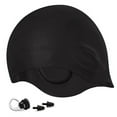 thumbnail image 4 of Qarigey Gorro de natación elástico para hombre, tapones para los oídos para el cabello, diseño ergonómico resistente a la humedad, Clip Type2 NO2, 4 of 6