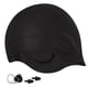 thumbnail image 1 of Gorro de natación elástico Sonducket para mujer Con tapones para los oídos y clip, 1 of 6
