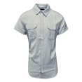 thumbnail image 1 of Kenneth Cole Chemise Blanche Homme Triangle à Pois 2 Poches Tissée M/c (S04), 1 of 12
