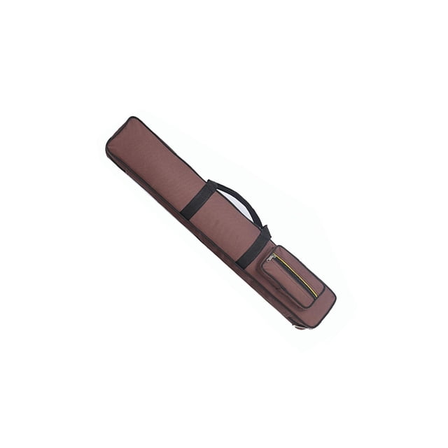 bedienty Billiards Pool Cue Case Dustproof Compact Carrier Stick Billiard Bag Storage brown 75x14x7cm