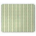 thumbnail image 1 of Floral Mouse Pad, Vertical Wavy Ornament Lines and Graphic Flowers on Branch Pattern, Rectangle Non-Slip Rubber Mousepad, Jade Green Orange, by Ambesonne, 1 of 2