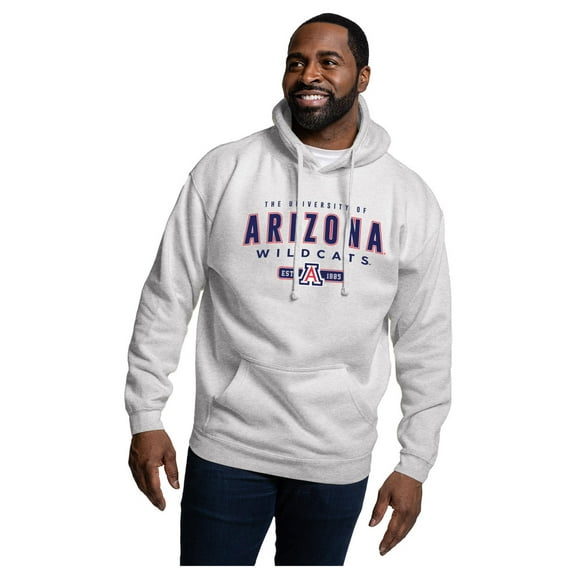 Men's League Collegiate Wear Heather Gray Arizona Wildcats Essentials 2.0 Fleece Pullover Hoodie