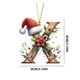 thumbnail image 2 of Adornos navideños, 26 letras, decoración para árbol de Navidad, colgante, adornos para árbol de Navidad, adornos navideños, decoración navideña, decoración colgante para árbol de Navidad, colgante con, 2 of 7
