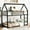 Black, variant on White Color - Space - Efficient Design - Small Bedroom - Bright and Airy Feeling