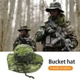 thumbnail image 2 of Entusiastas de camuflaje bolsillo cuadrado Camo Bonnie Cap US Bucket Benny sombreros Multicam pesca al aire libre senderismo gorras tácticas para el sol, 2 of 5