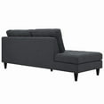 thumbnail image 2 of Modway Empress 2-Piece Fabric Upholstered Left-Facing Sectional in Gray, 2 of 9