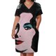 thumbnail image 3 of Pintura digital de Andy Warhol para mujer: vestido largo de verano con bolsillos., 3 of 7