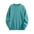 thumbnail image 5 of Goodtrade8 Mens Sweatshirts Big and Tall Fleece Pullover Sweatshirt Long Sleeve Plain Casual Crew Neck Warm Men Winter Tops, 5 of 7
