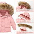 thumbnail image 5 of Ruyang Toddler 2 Piece Snowsuit Baby Boys Girls Winter Windproof Puffer Snow Suit Zip Up Hooded Ski Jacket Down Pants Set, 5 of 8
