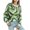 Green, variant on Herrnalise Women's Knitted Crop Tops Ladies Loose Autumn And Winter Long-sleeved Casual European And American Knitted Sweater Top Women Pullover Jumper Sweaters