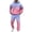 A-Light Purple88, variant on JAJAHO Mens Hoodies Sweatsuit Gradient Two Piece Outfits Letter Printed Long Sleeve Hooded Sweatshirts Ankle-Tied Sweatpants Joggers Tracksuits Comfortable Outfit