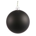 thumbnail image 1 of Vickerman Boule Noire Mate 10 Pouces Ornement de Noël, 1 of 2