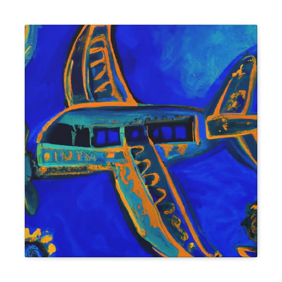 Vintage Plane Flight - Canvas