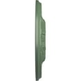 thumbnail image 4 of Ekena Millwork 11 3/8"OD x 3 5/8"ID x 1 1/8"P Leaf Ceiling Medallion (Fits Canopies up to 4 3/4"), Hand-Painted Athenian Green, 4 of 7