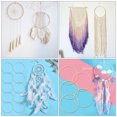 thumbnail image 4 of Shisuyan Hoops For Crafting Round Fan Frames Wood Wedding Decoration For Adults 10pcs, 4 of 8