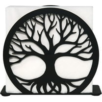 Napkin Holder for Table, (4.7"x 1.6"x 4")"Inches"，Standing Napkin Dispenser Outdoor Farmhouse Black Cocktail Napkin Holders for Kitchen Coffee Shop Dining Room