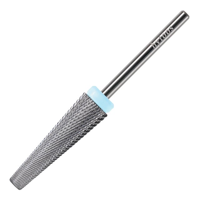 Brocas para uñas HYTOOS, 24 mm, superlargas, carburo de tungsteno 5 en 1