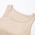 thumbnail image 6 of Women's Ribbed Neck Sleeveless Tank Fitted Bodycon Long Dresses, 6 of 8