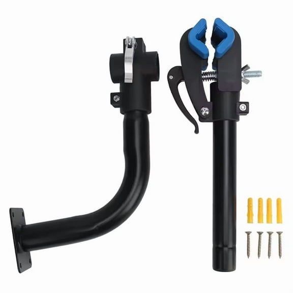 Bicycle Repair Clamp Wall Mount Bike Repair Stand Adjustable Home Bicycle Maintenance Rack for Road Mountain Bikes