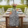 thumbnail image 4 of Table Runners 70 Inches Long Dress Scarves, Black Abstract Art Farmhouse Coffee/Dining/Kitchen Table Decor, Holiday Table Runner, Elegant Modern Art Luxury 13x70 Inch, 4 of 9