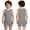 Black White, variant on Boys Special Needs Adaptive Clothing Zip Back Anti-strip Romper Sleeveless Button Crotch Jumpsuit Navy Blue 4