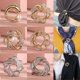 thumbnail image 2 of Summer Silk Scarf Buckles Brooch Dural Purpose Buttons Atmospheric T-shirt Knot Waist buckle Brooches Accessories 2022 Newest, 2 of 4