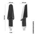 thumbnail image 5 of Direccionales Focos Led Para Moto Universales KL009 Kinlley negro, 5 of 5