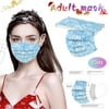 YZHM Adult Disposable Face Masks Women Man Disposable Face Mask Industrial 3Ply Ear Loop 10PC