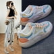 thumbnail image 3 of Zapatos de mujer Transpirable Antideslizante Suela de goma Durable Absorbe el sudor Zapatillas casuales Zapatillas de ocio Zapatillas deportivas para amarillo 39 Yinane zapatillas de deporte de mujer caminando, 3 of 8